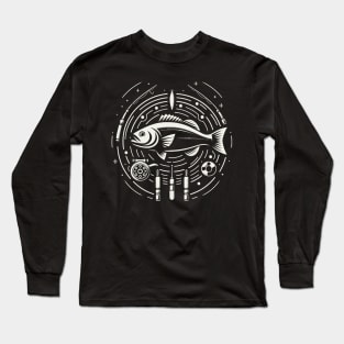 Angler's Pride Unique Catch Art Long Sleeve T-Shirt